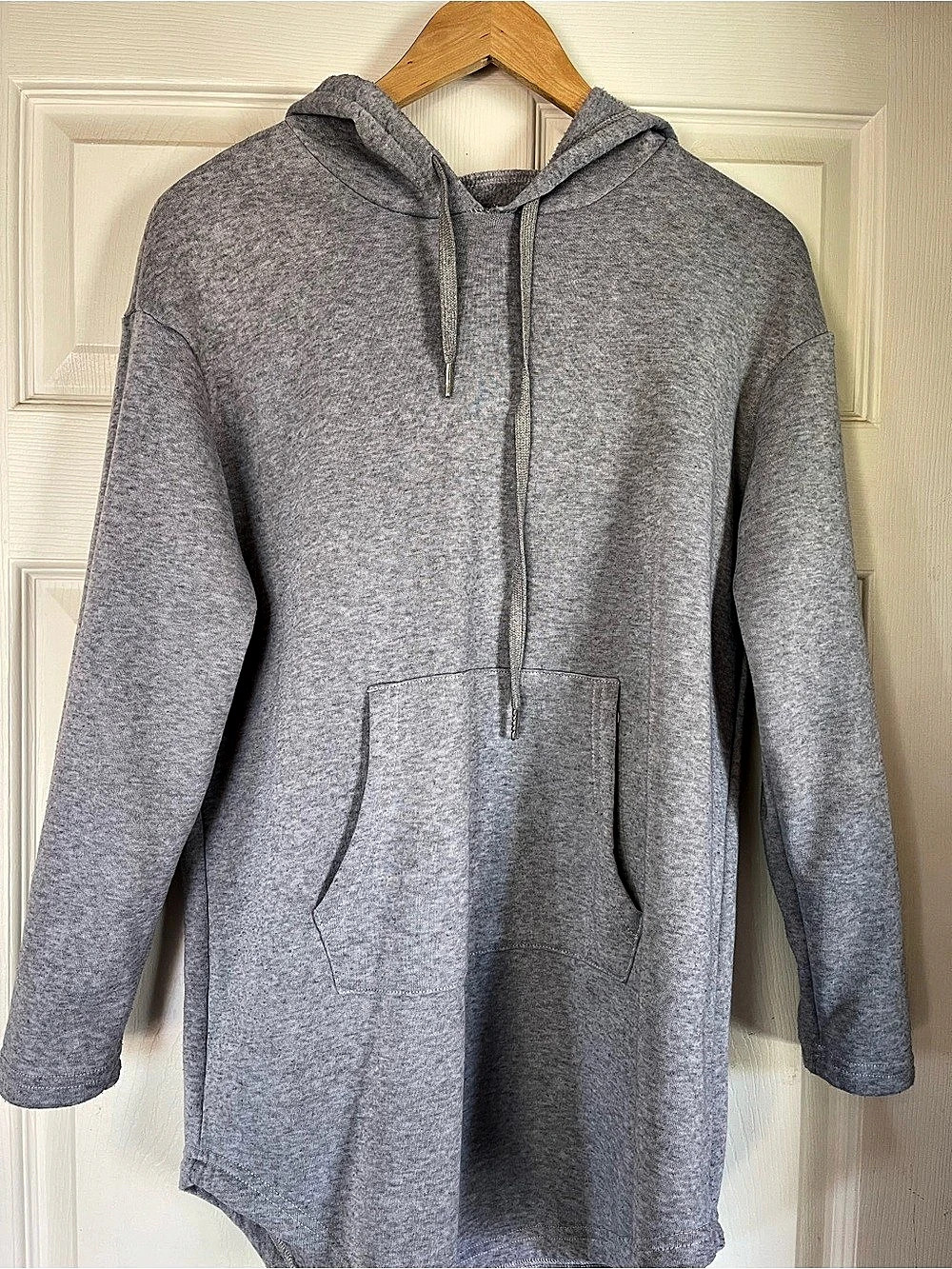 Emery rose , Gray Hooded Sweatshirt